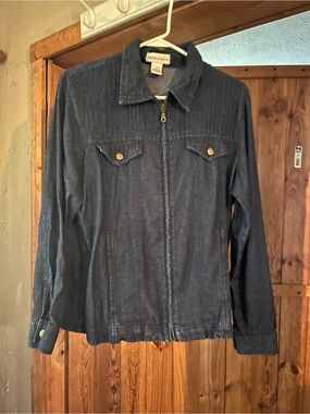 Covington Women's Dark Denim Zip Jacket